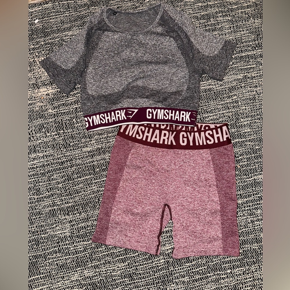 Gym Shark, small shirt and shorts set
